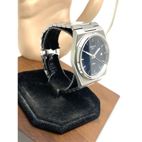 Tissot PRX Men's Watch Swiss Quartz 40mm Blue Dial Silver Steel T1374101104100 - Picture 14 of 14